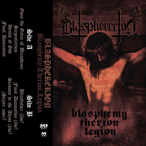 Blasphererion — Blasphemy.Therion.Legion (кассета)
